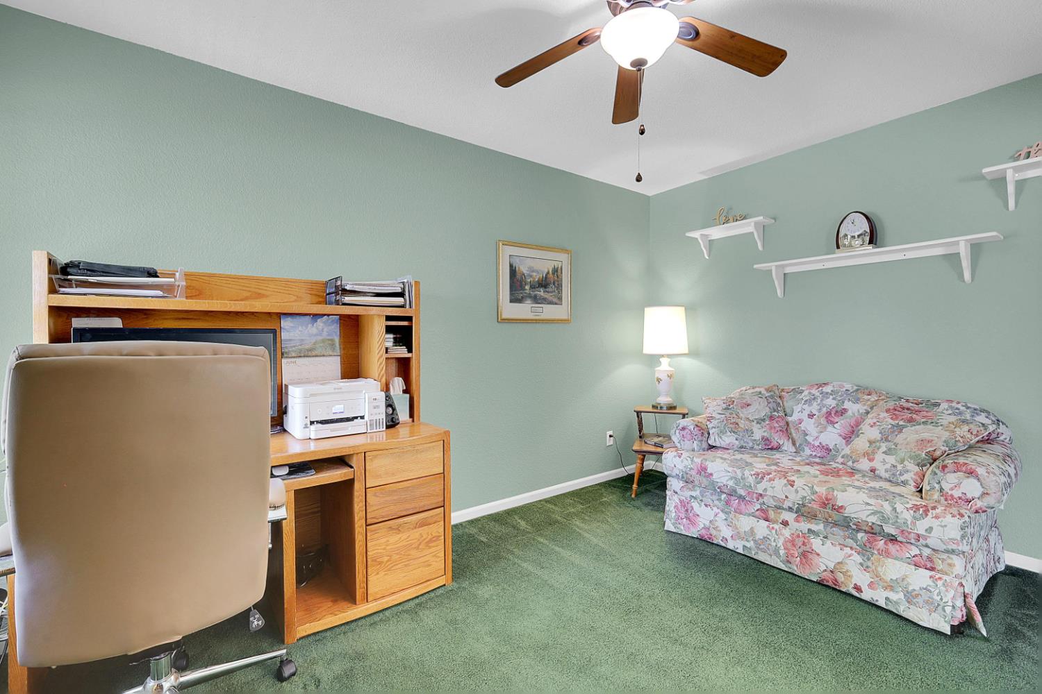 9840 Ellis Way Live Oak, CA 95953 - Photo 14 of 44 a bed room with a bed and a chandelier