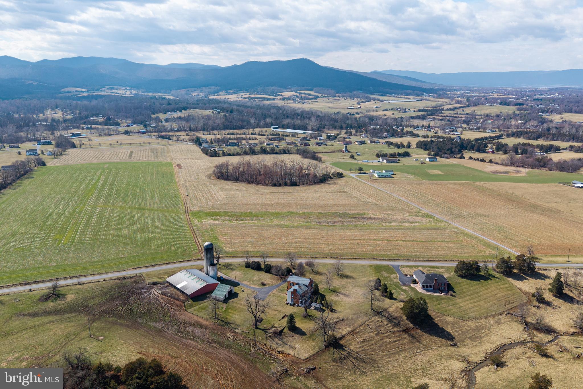 5329 Farmview Road Stanley, VA 22851 - Photo 108 of 111 an aerial view of a house with a yard