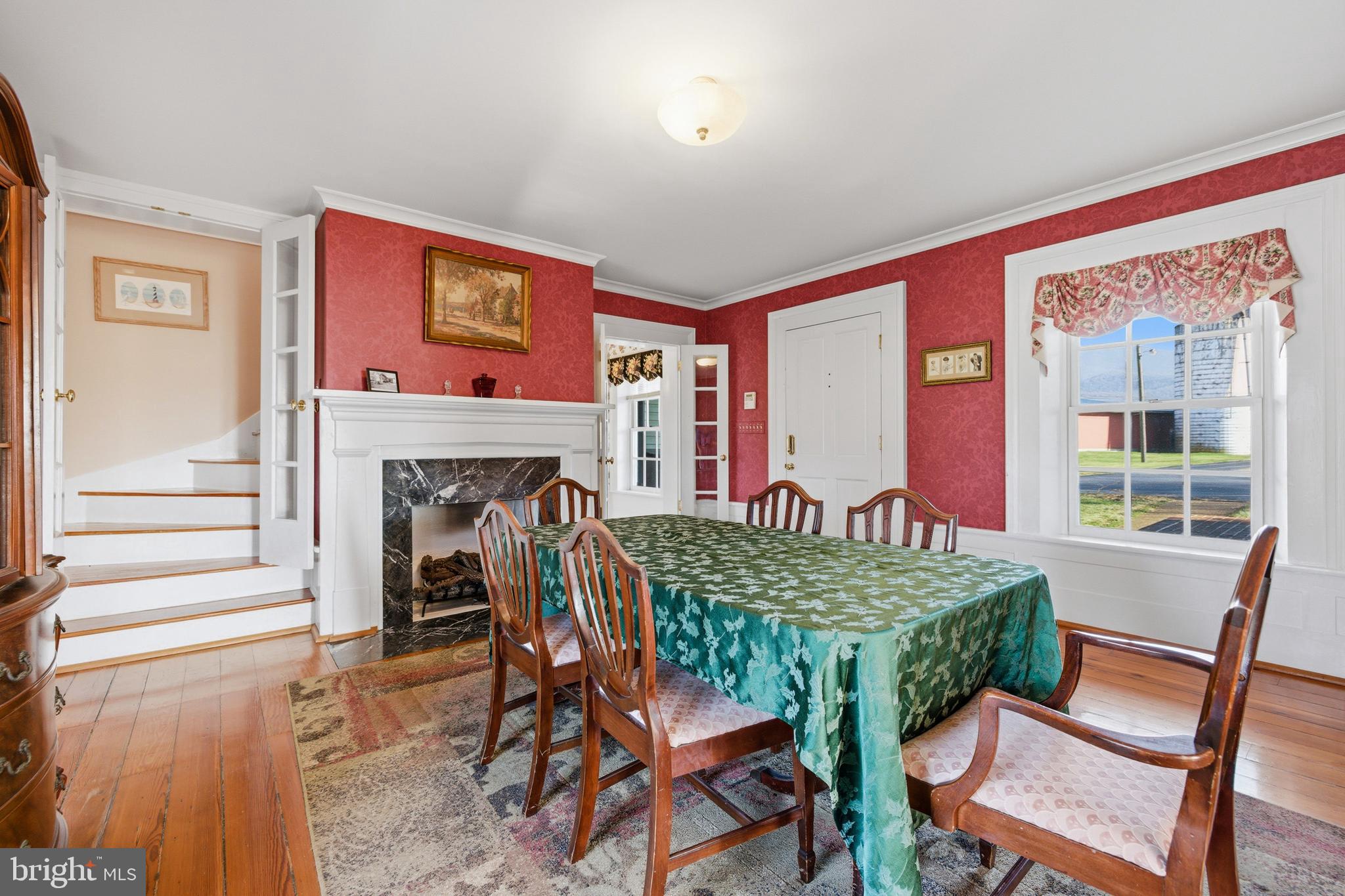 5329 Farmview Road Stanley, VA 22851 - Photo 22 of 111 a view of a dining room with furniture window and wooden floor