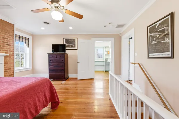 a view of a lake with a nearby beach