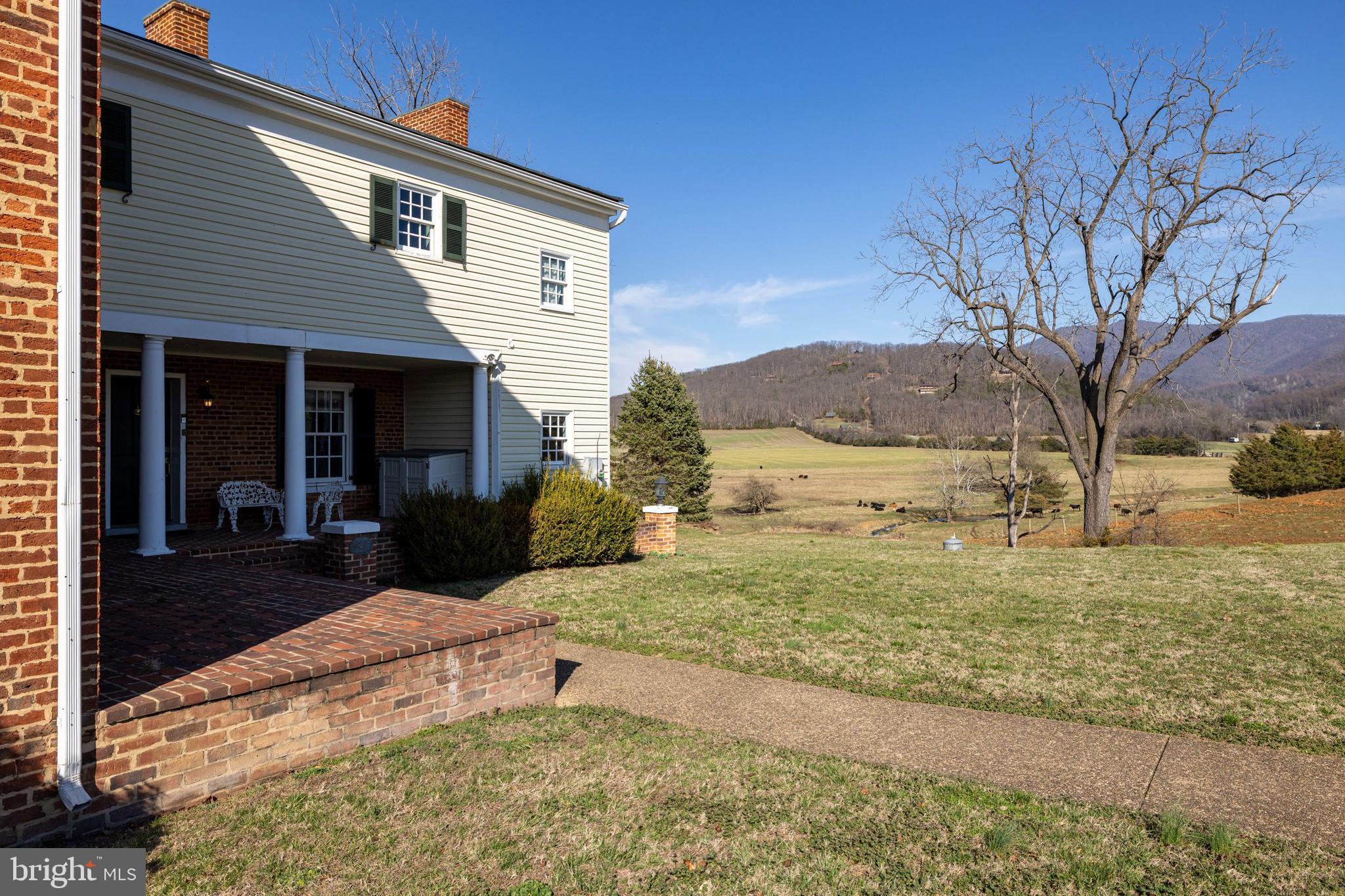 5329 Farmview Road Stanley, VA 22851 - Photo 73 of 111 a view of a white house with a yard