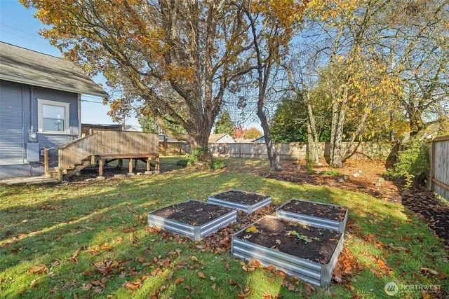 a view of a city with mountains in the background