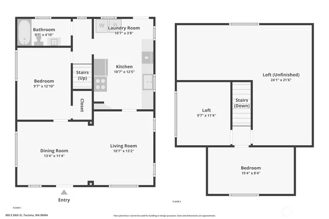 $439,950 | 805 East 58th Street, Tacoma, WA 98404