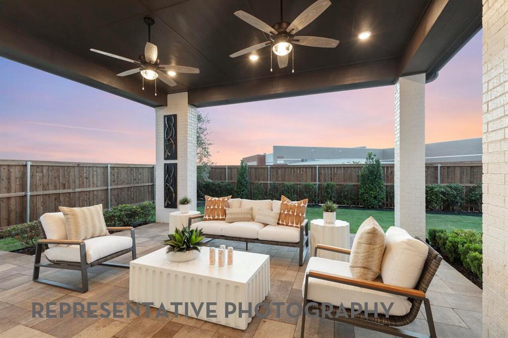 4415 Azalea Trail Oak Point, TX 75068 - Photo 31 of 38 a outdoor living space with patio furniture