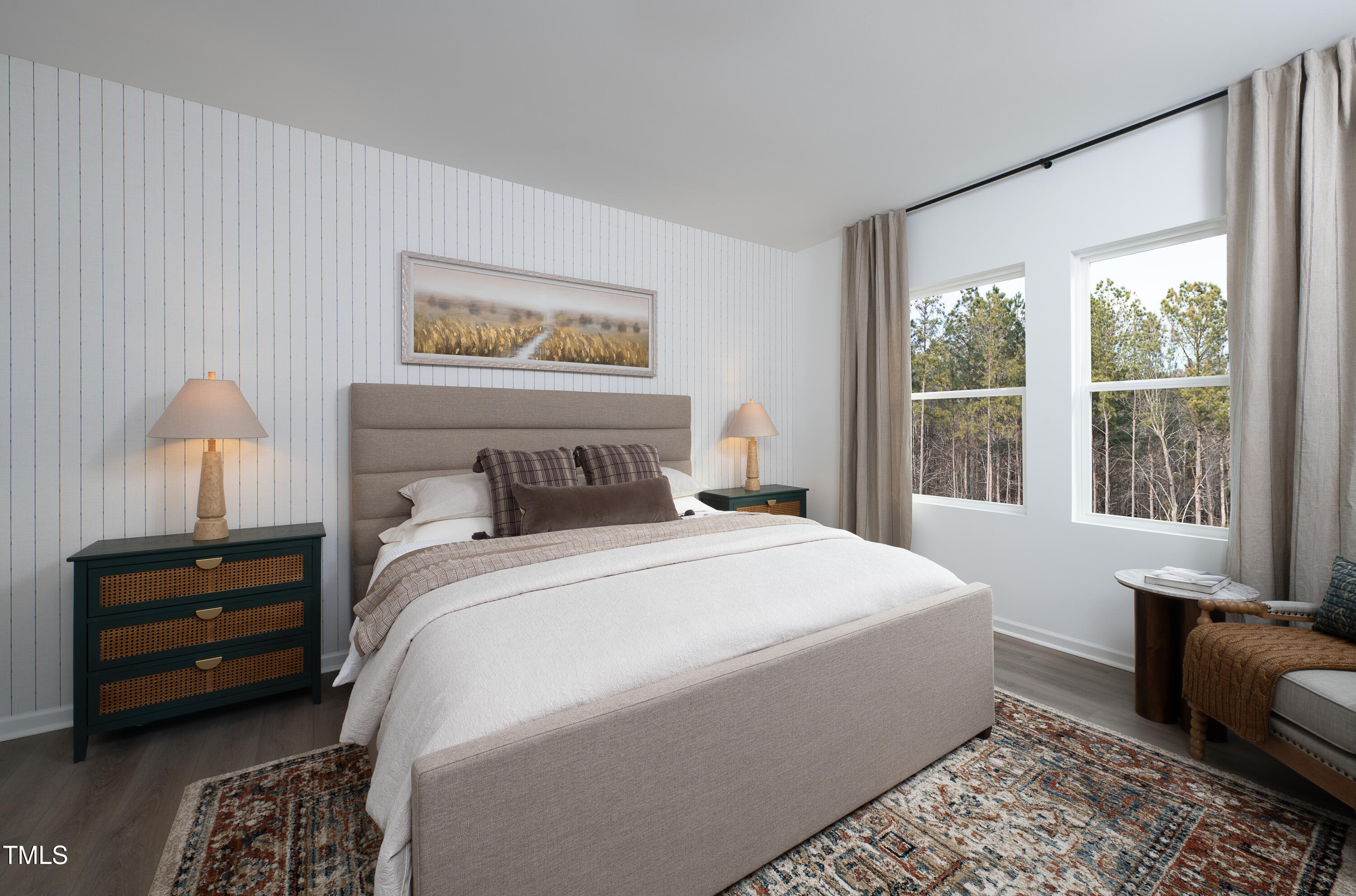 11751 Salers Loop Middlesex, NC 27557 - Photo 8 of 30 a bedroom with a bed a couch and a window