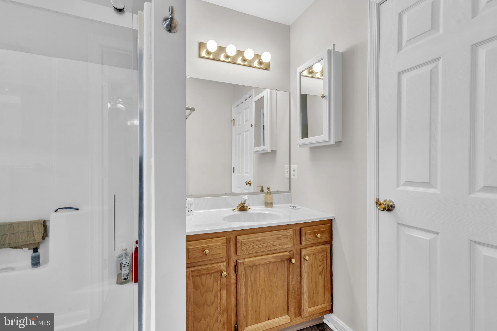 5 Patricia Circle Bear, DE 19701 - Photo 14 of 23 a bathroom with a sink vanity and a mirror