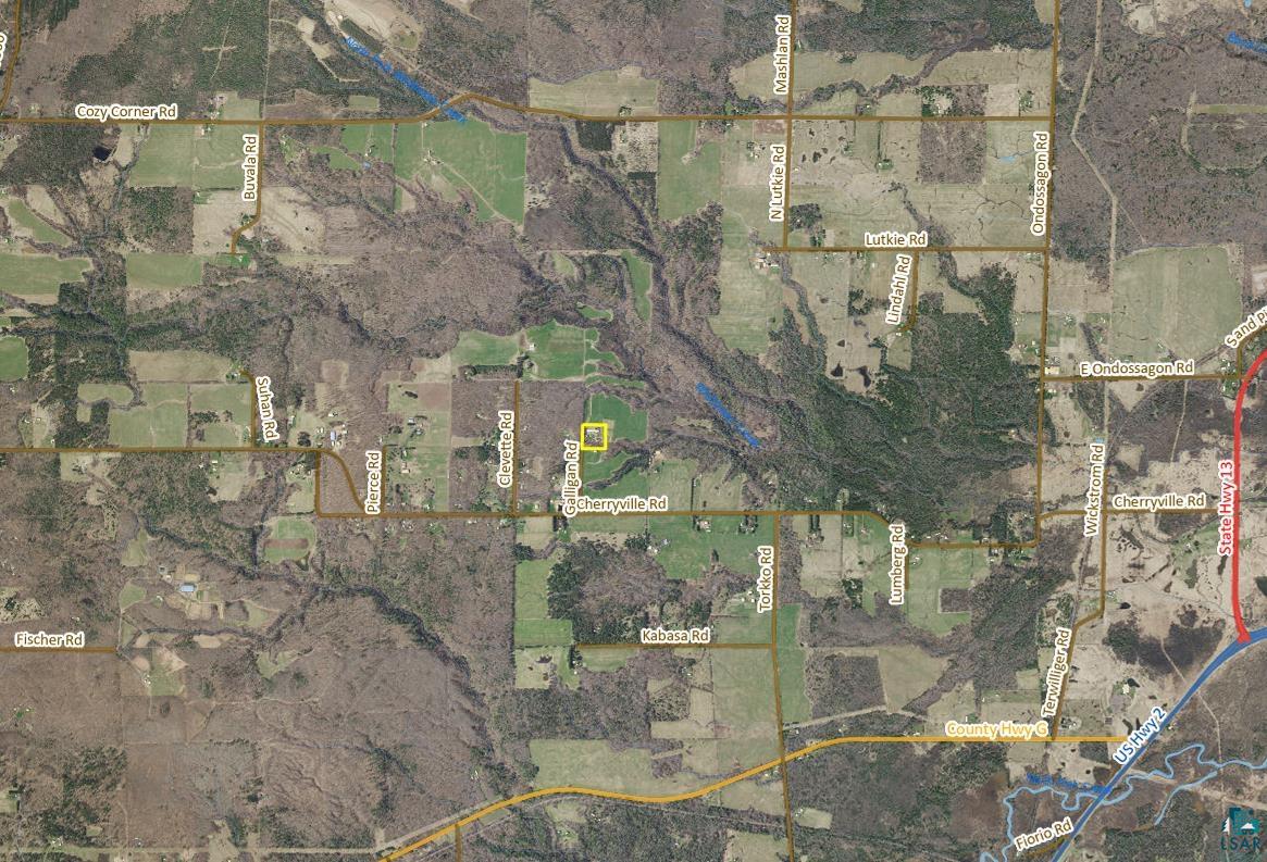 70780 Galligan Road Ashland, WI 54806 - Photo 8 of 16 Aerial View