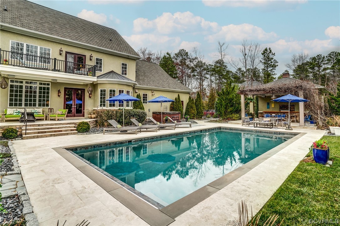 700 Old Stream Road Manakin-Sabot, VA 23103 - Photo 45 of 50 a view of swimming pool with outdoor seating