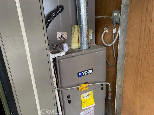 a close view of utility room