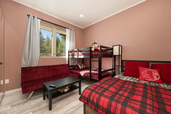 a view of a city with mountain