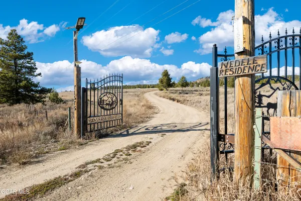 a view of a backyard of a house