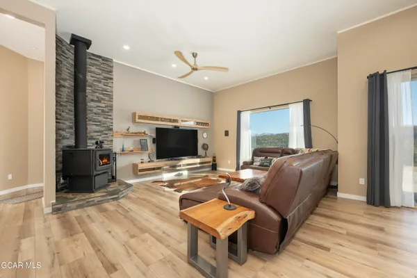 a backyard of a house