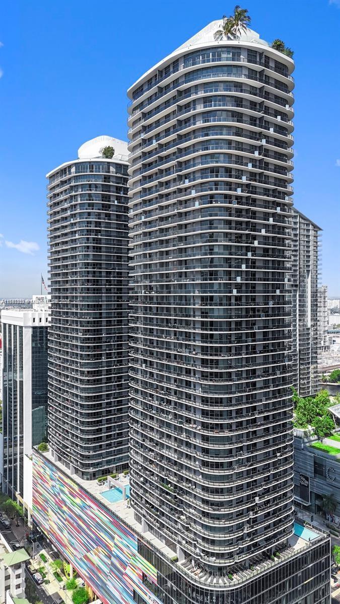 a front view of a building