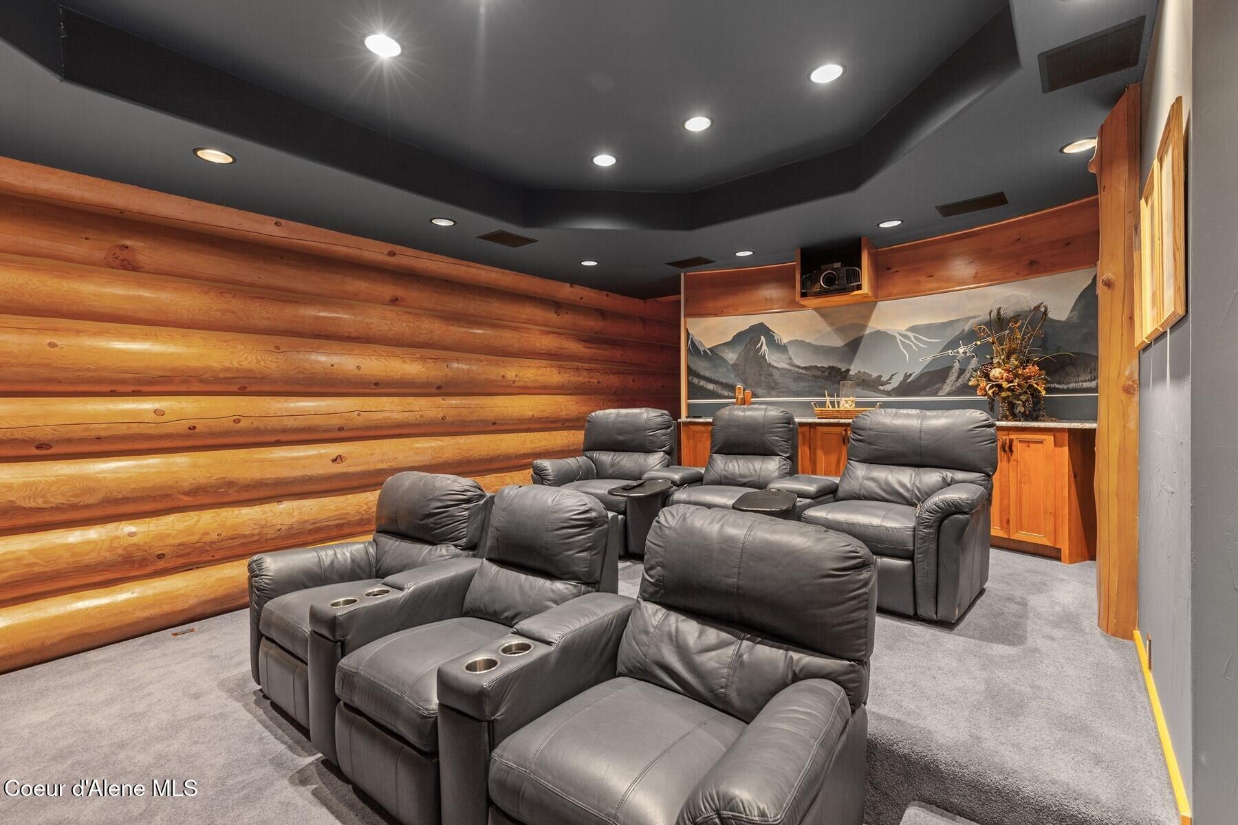 18869 South Trekker Woods Road Coeur D'Alene, ID 83814 - Photo 27 of 78 Wow! Theatre Room