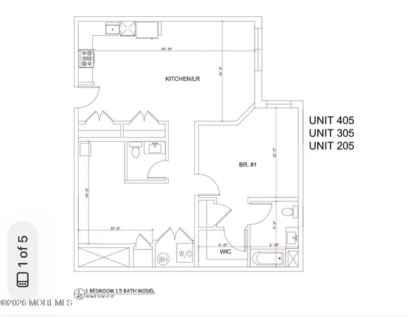 a room with a sink dishwasher and a dining table with wooden floor