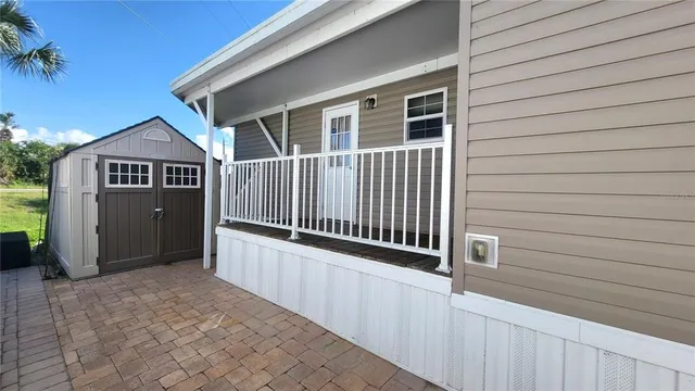 a view of front door