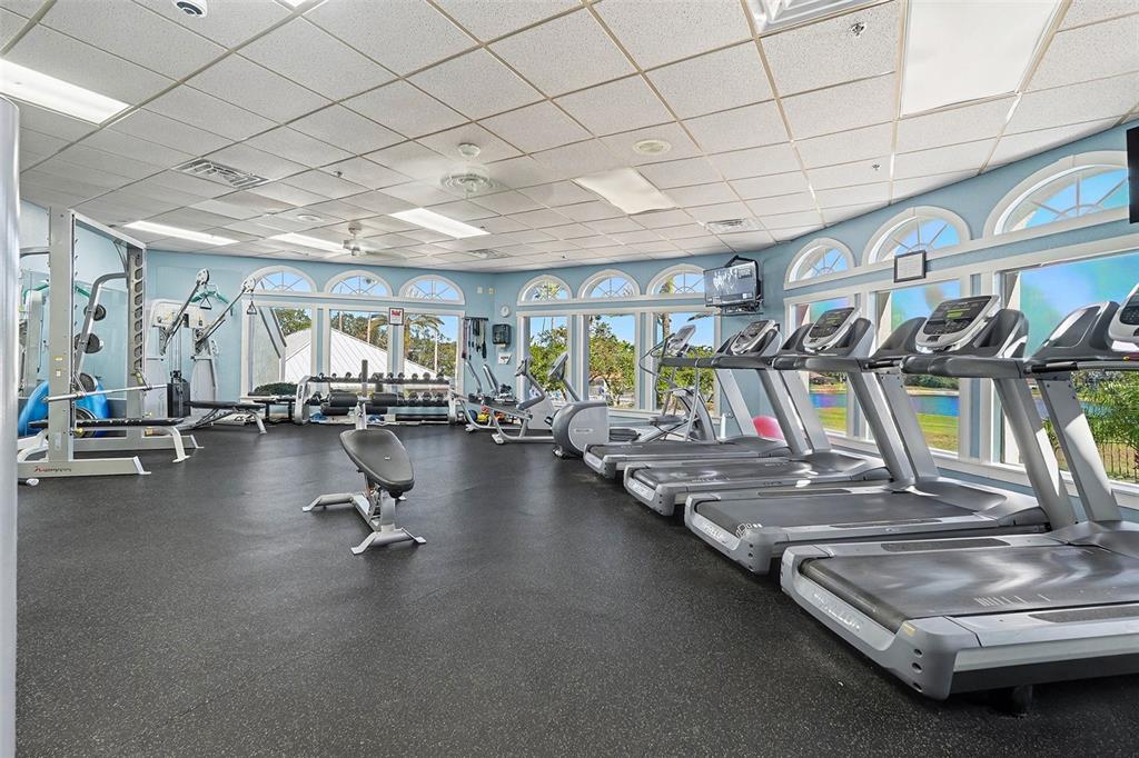 8402 Maybelle Drive Weeki Wachee, FL 34613 - Photo 42 of 56 a view of a room with gym equipment