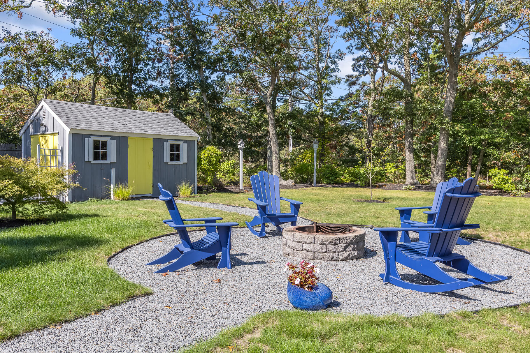 15 Geraldine Road Cotuit, MA 02635 - Photo 3 of 31 Fire pit