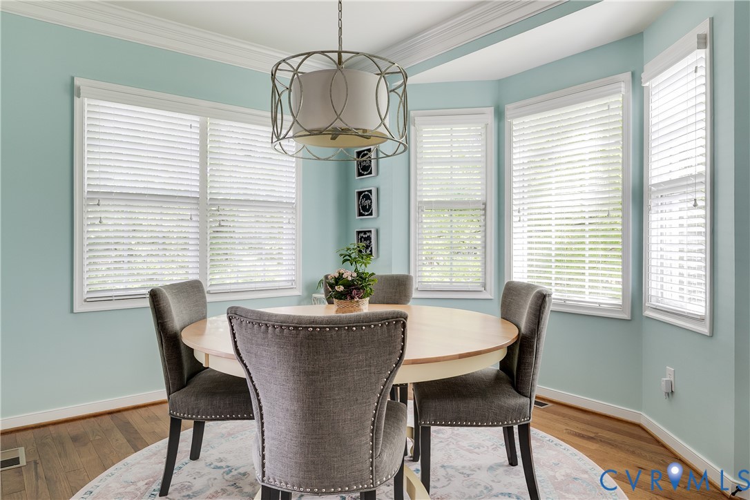 3900 Redbud Road Glen Allen, VA 23060 - Photo 17 of 37 a view of a dining room with furniture window and outside view