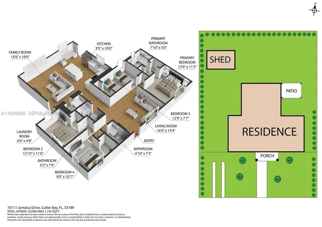 $659,000 | 10111 Jamaica Drive, Cutler Bay, FL 33189