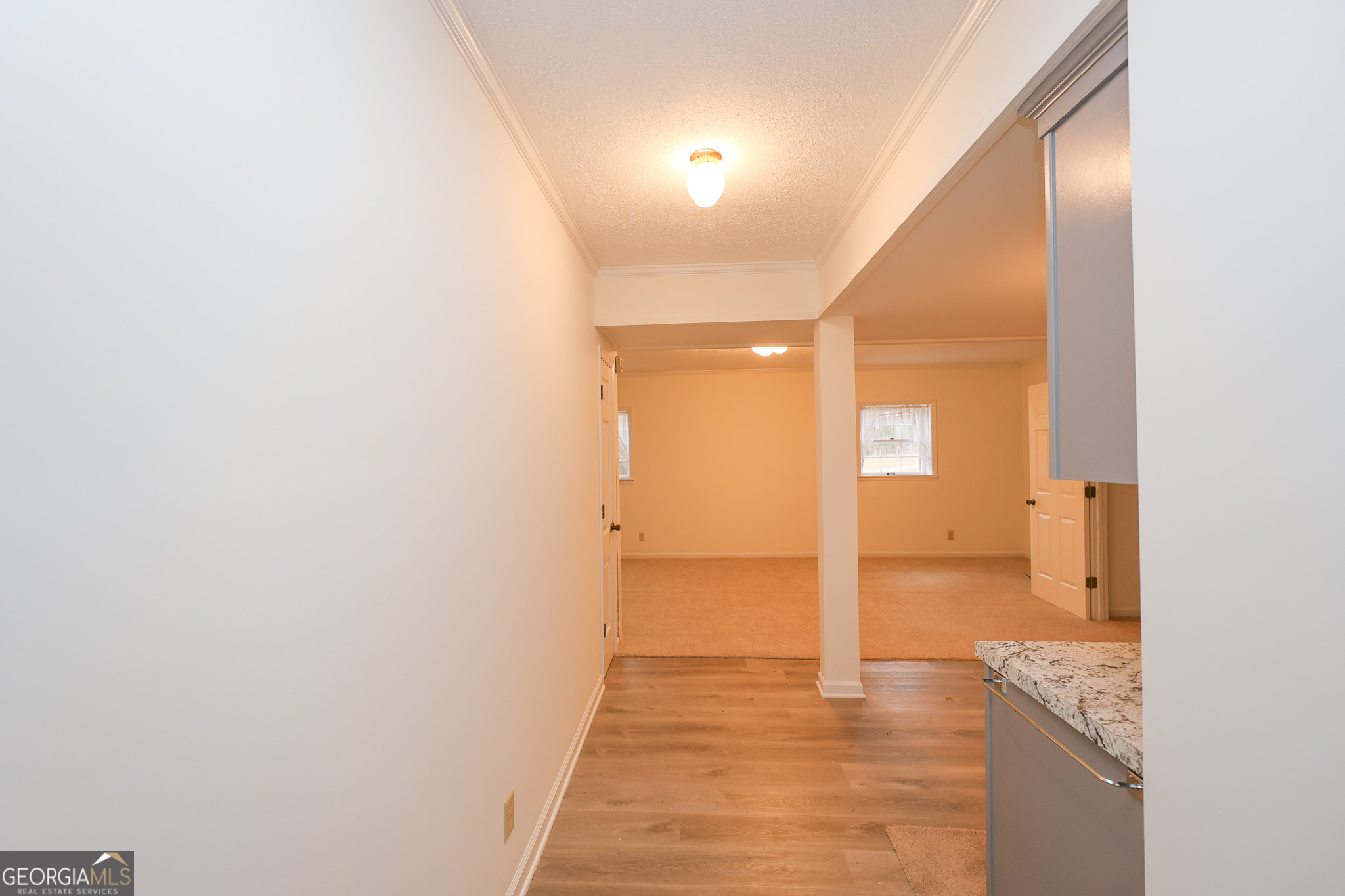 207 North View Pointe Drive LaGrange, GA 30241 - Photo 45 of 74 a view of a hallway with wooden floor