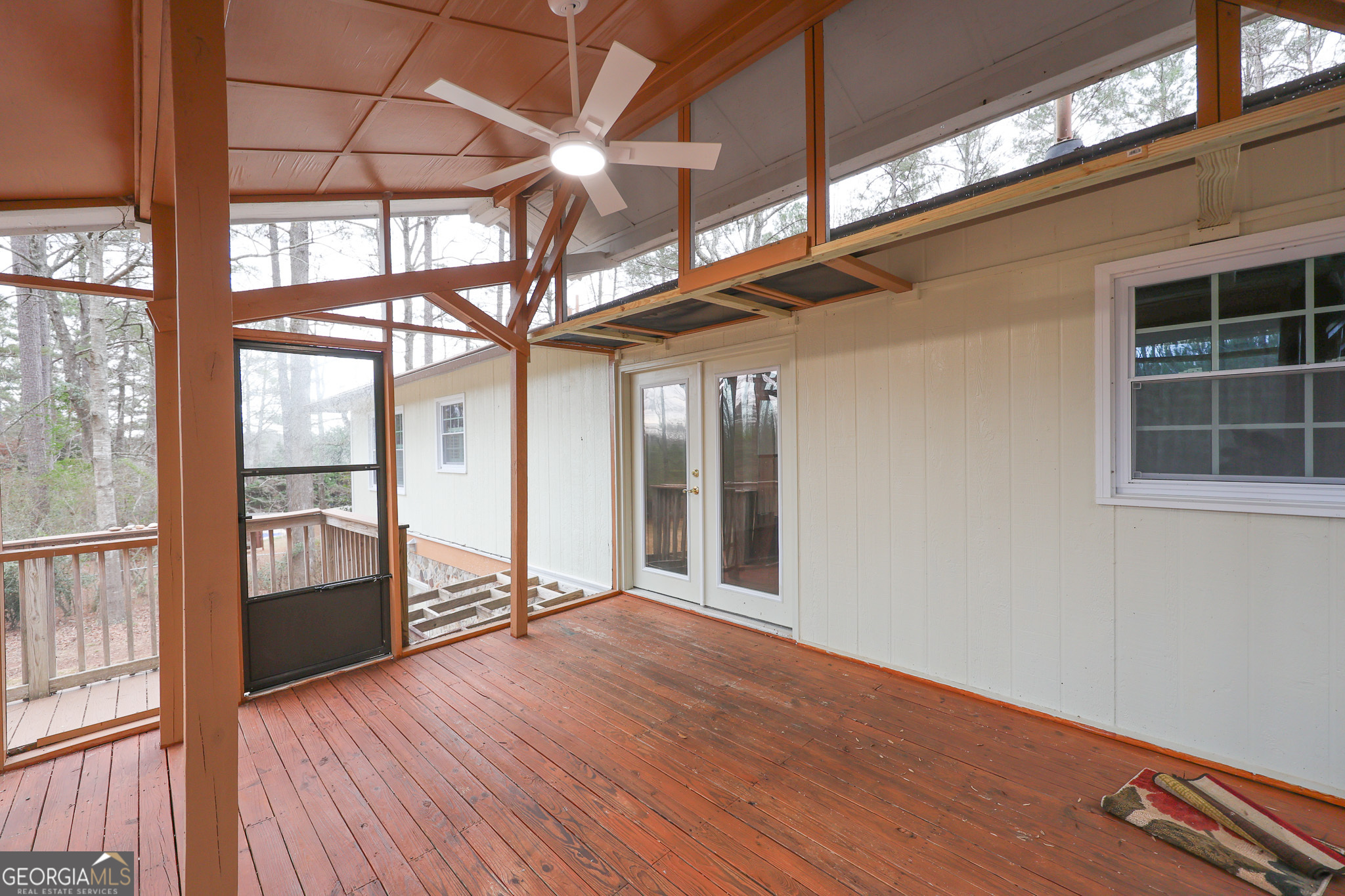 207 North View Pointe Drive LaGrange, GA 30241 - Photo 50 of 74 a view of an empty room with a window and wooden floor