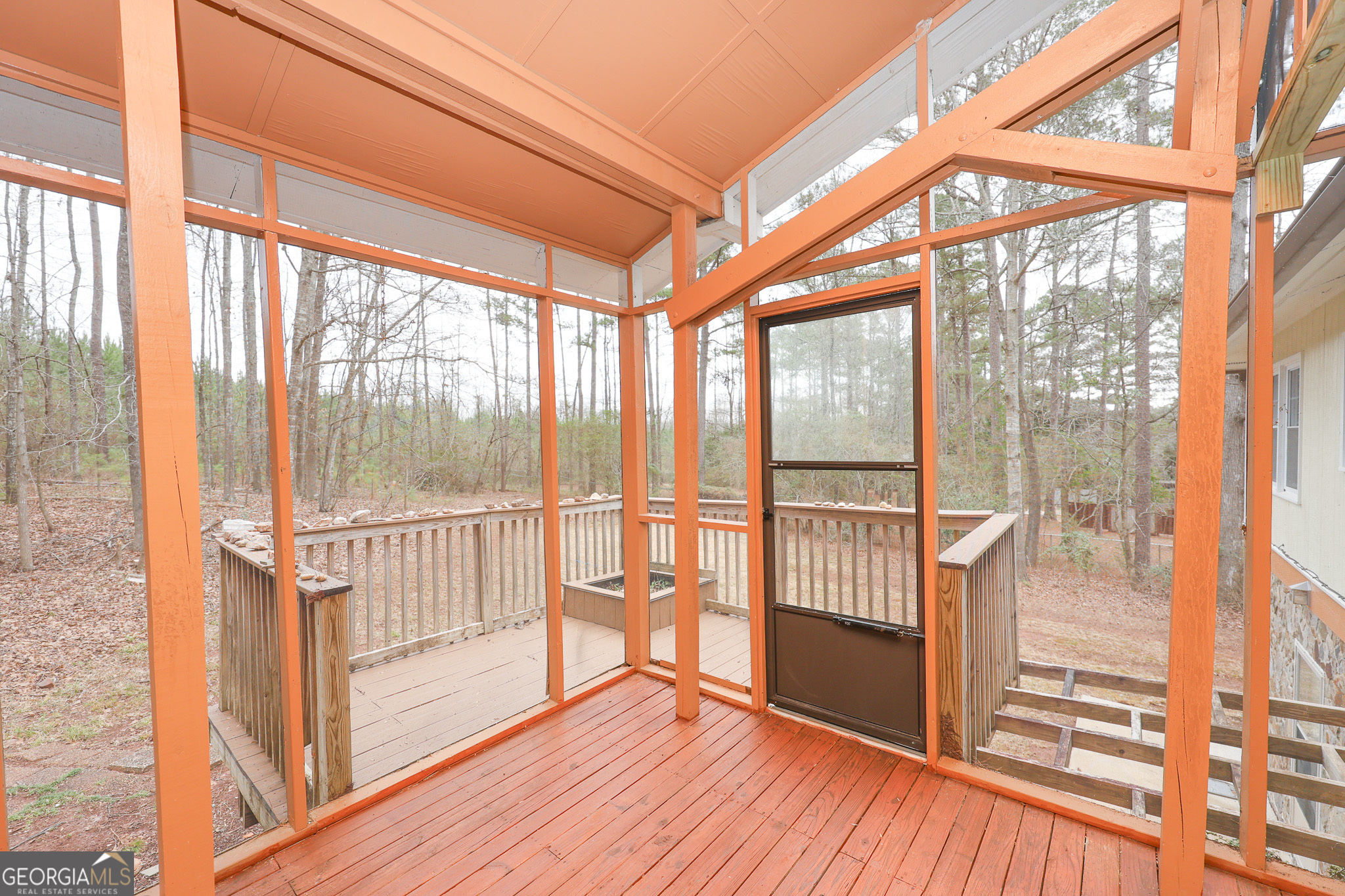 207 North View Pointe Drive LaGrange, GA 30241 - Photo 54 of 74 a view of porch with a floor to ceiling window next to a yard