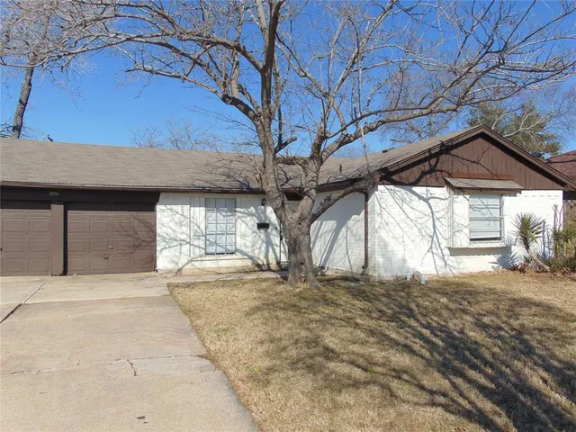 a view of a house with a snow