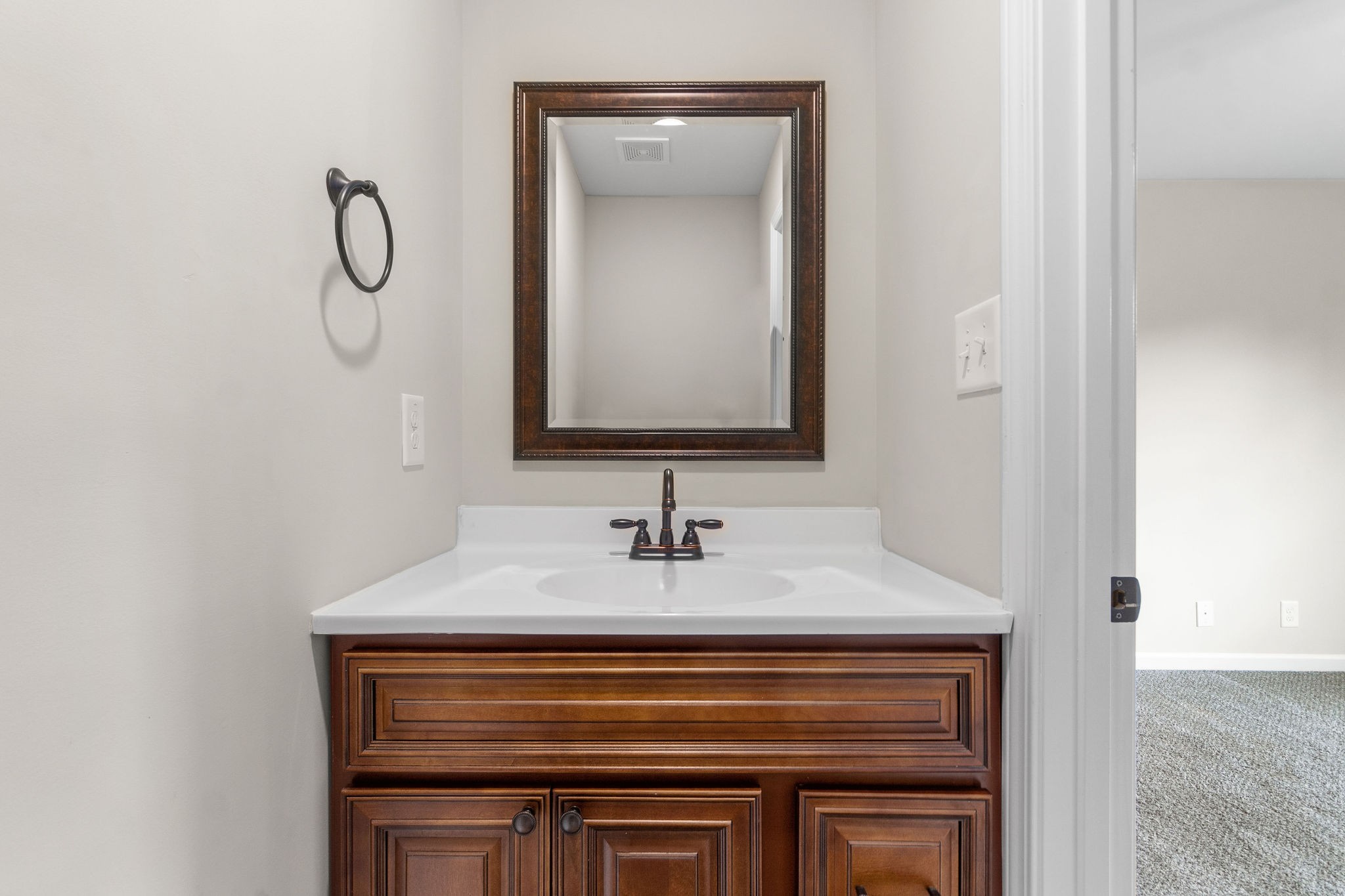 1709 Evans Road, Unit B Clarksville, TN 37042 - Photo 15 of 24 a sink with a mirror