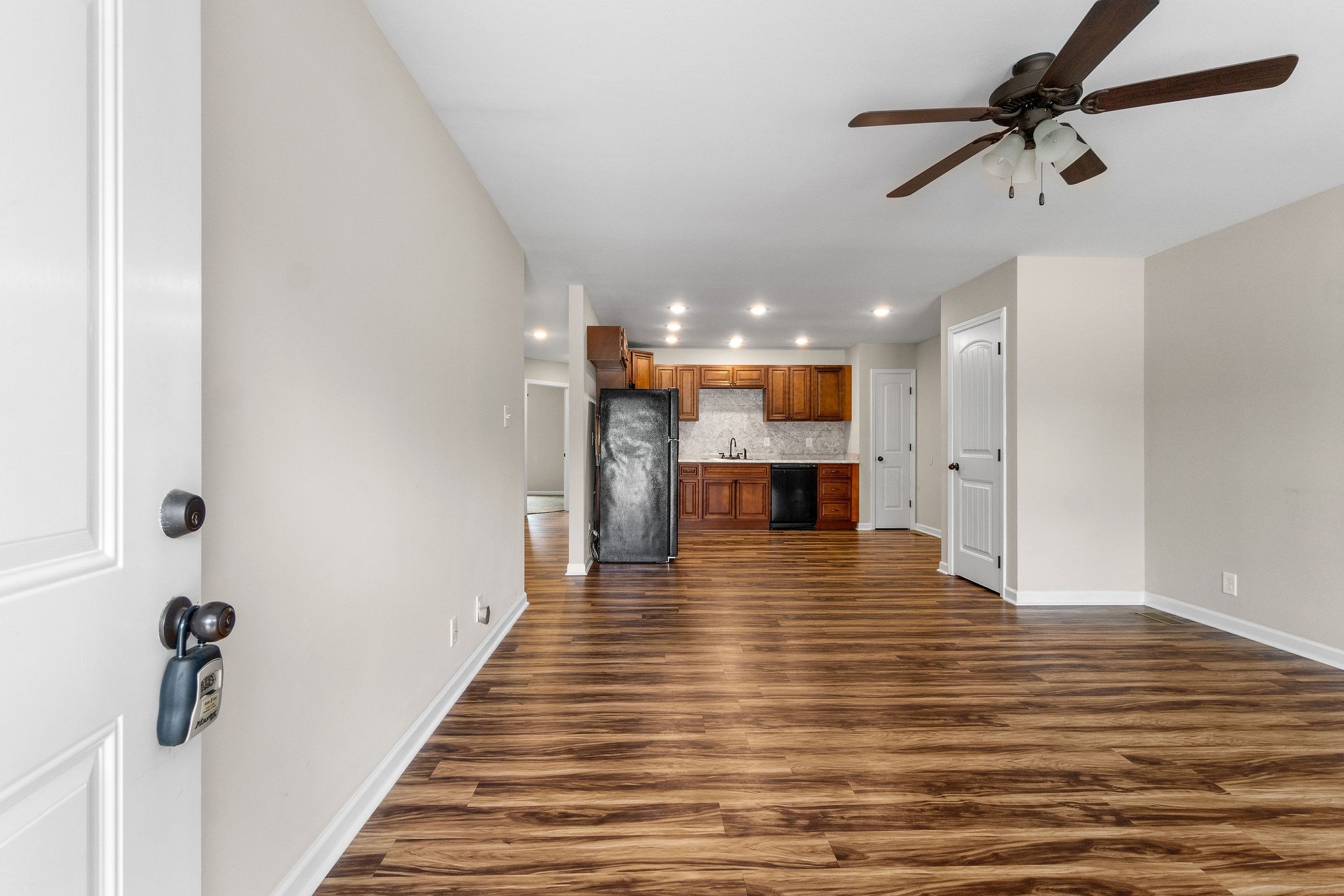 1709 Evans Road, Unit B Clarksville, TN 37042 - Photo 5 of 24 a view of empty room with wooden floor