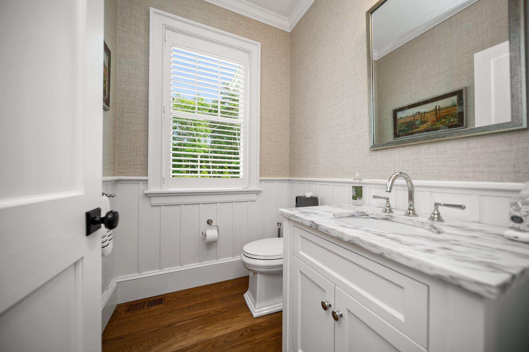444 Vineyard Road Cotuit, MA 02635 - Photo 13 of 59 Half Bath off Primary Hall