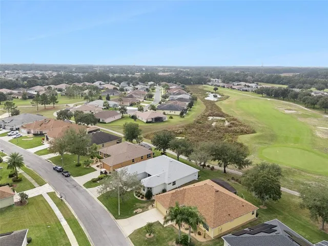 an aerial view of residential building with outdoor space