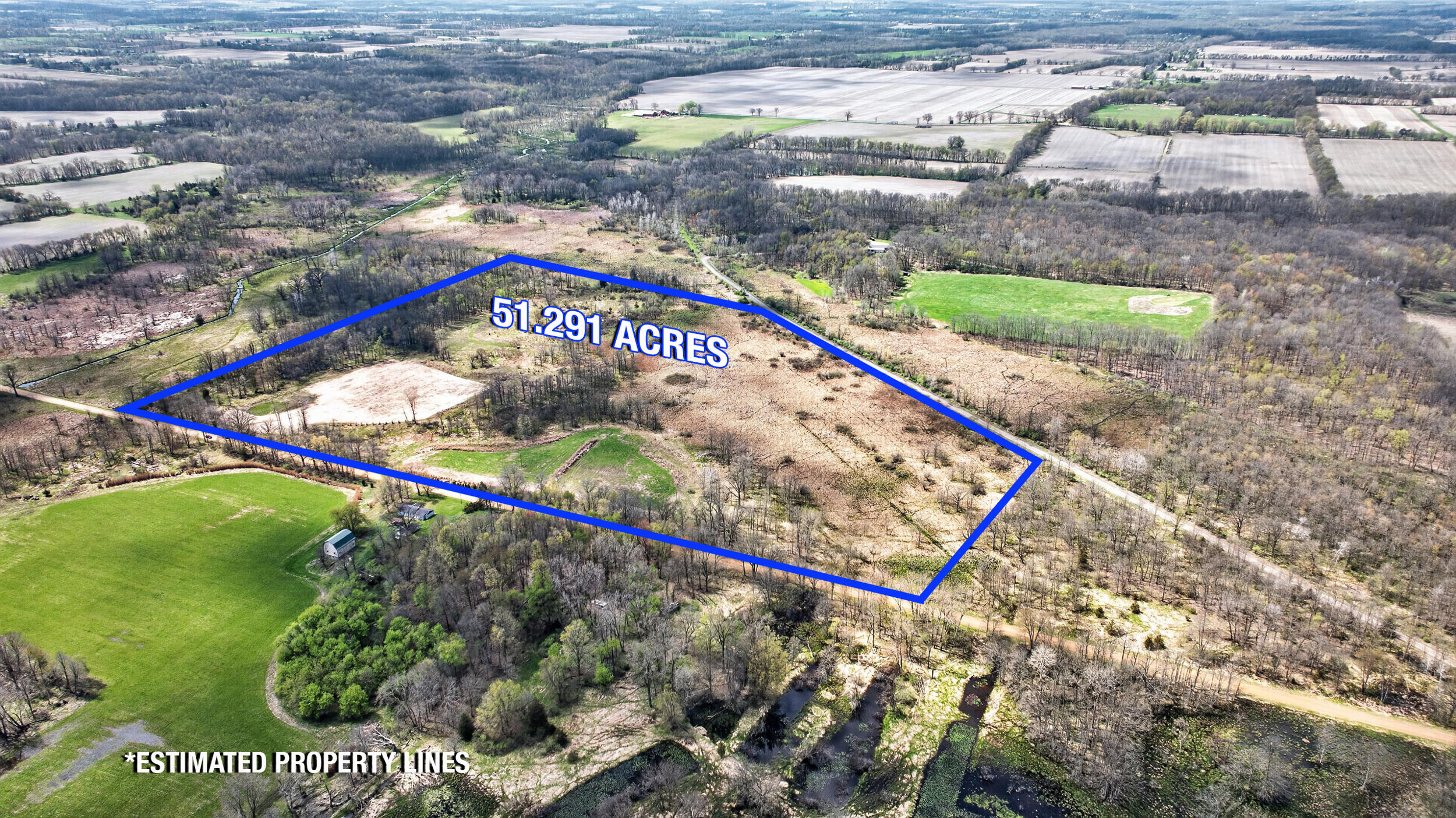 0 Wheeler Road Homer, MI 49245 - Photo 11 of 38 1_wheeler rd vl 51.291 acres (aerials) -