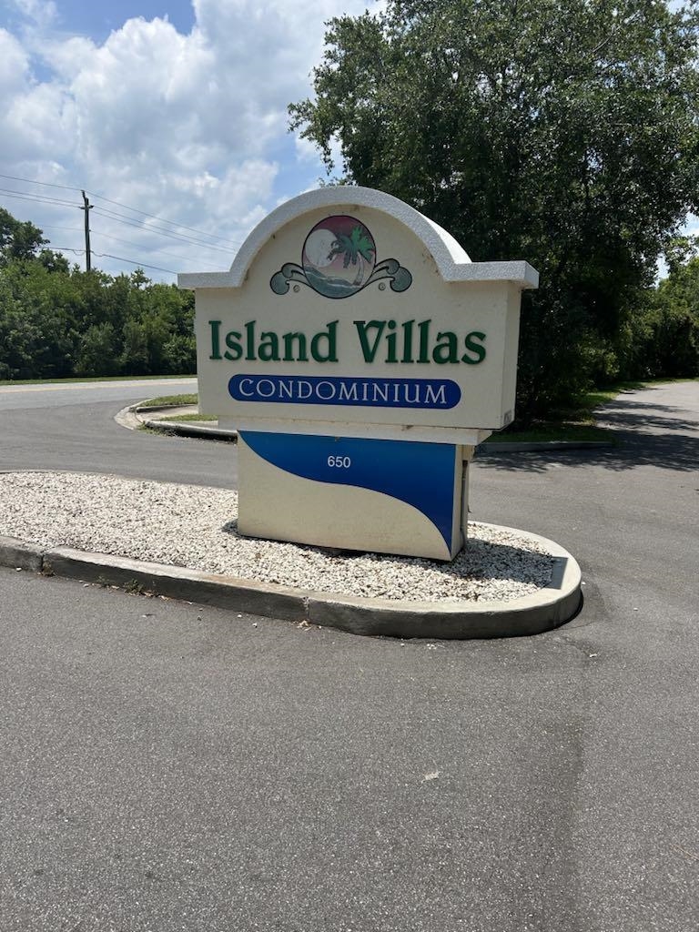 a view of a wooden house with a park