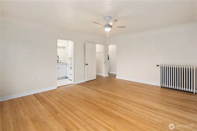 wooden floor in an empty room