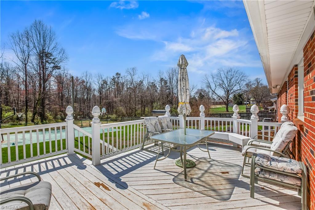 1331 Bethania-Rural Hall Road Winston-Salem, NC 27106 - Photo 33 of 47 Back Deck Off of Main Level