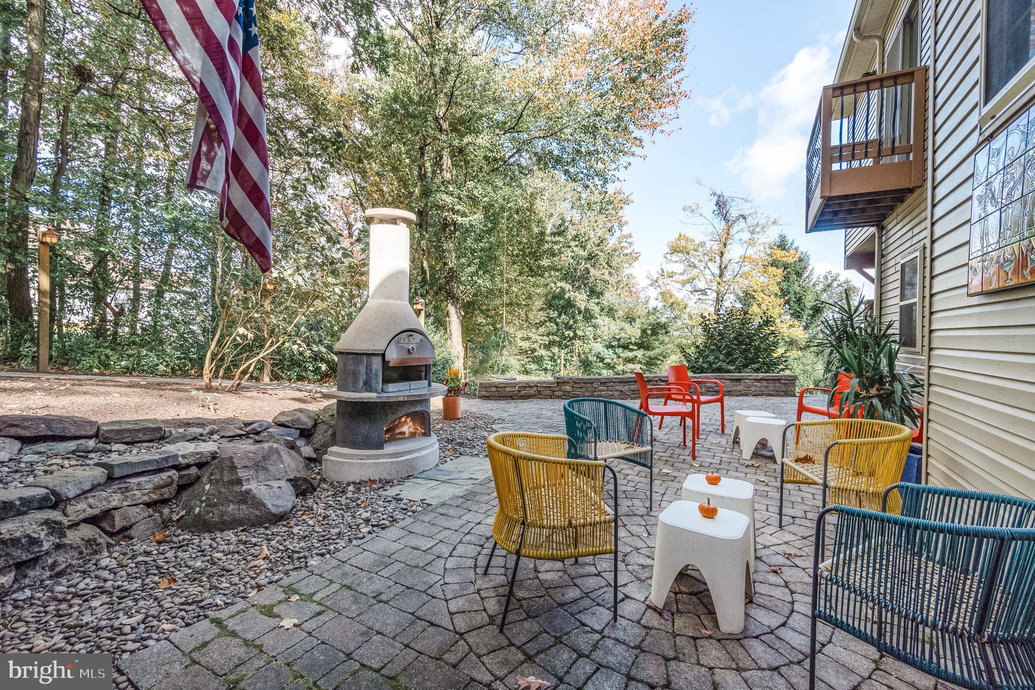 240 Clark Road Hershey, PA 17033 - Photo 3 of 65 Huge outdoor patio with pizza oven