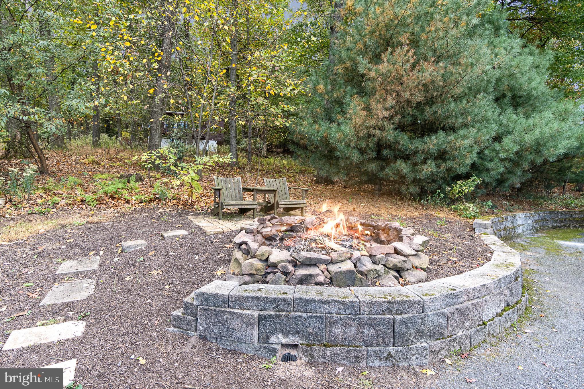 240 Clark Road Hershey, PA 17033 - Photo 58 of 65 Fire pit #1 overlooking Hershey