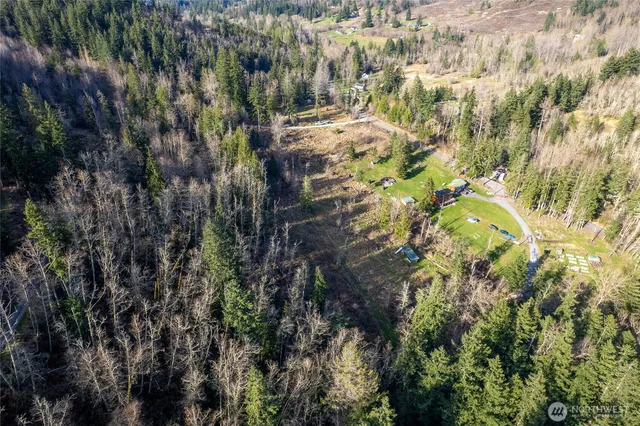 a view of lake and mountain