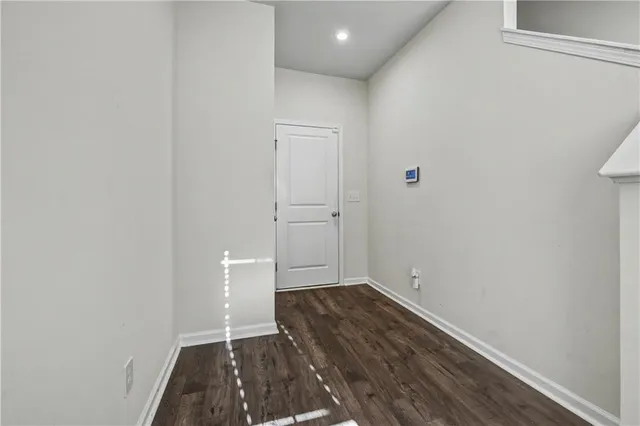 wooden floor in an empty room