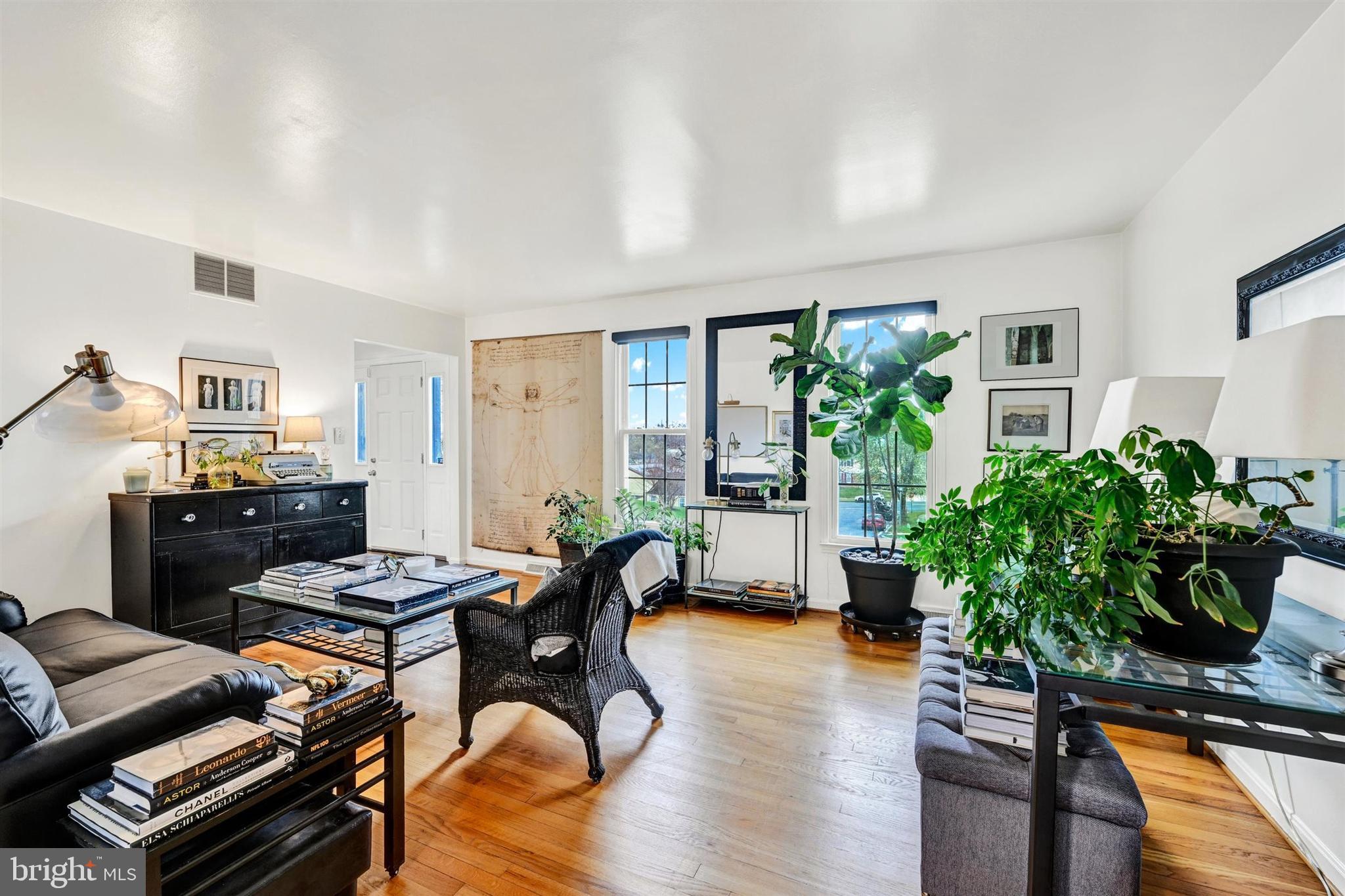 9206 Muskogee Place Adelphi, MD 20783 - Photo 8 of 43 a living room with furniture and a potted plant