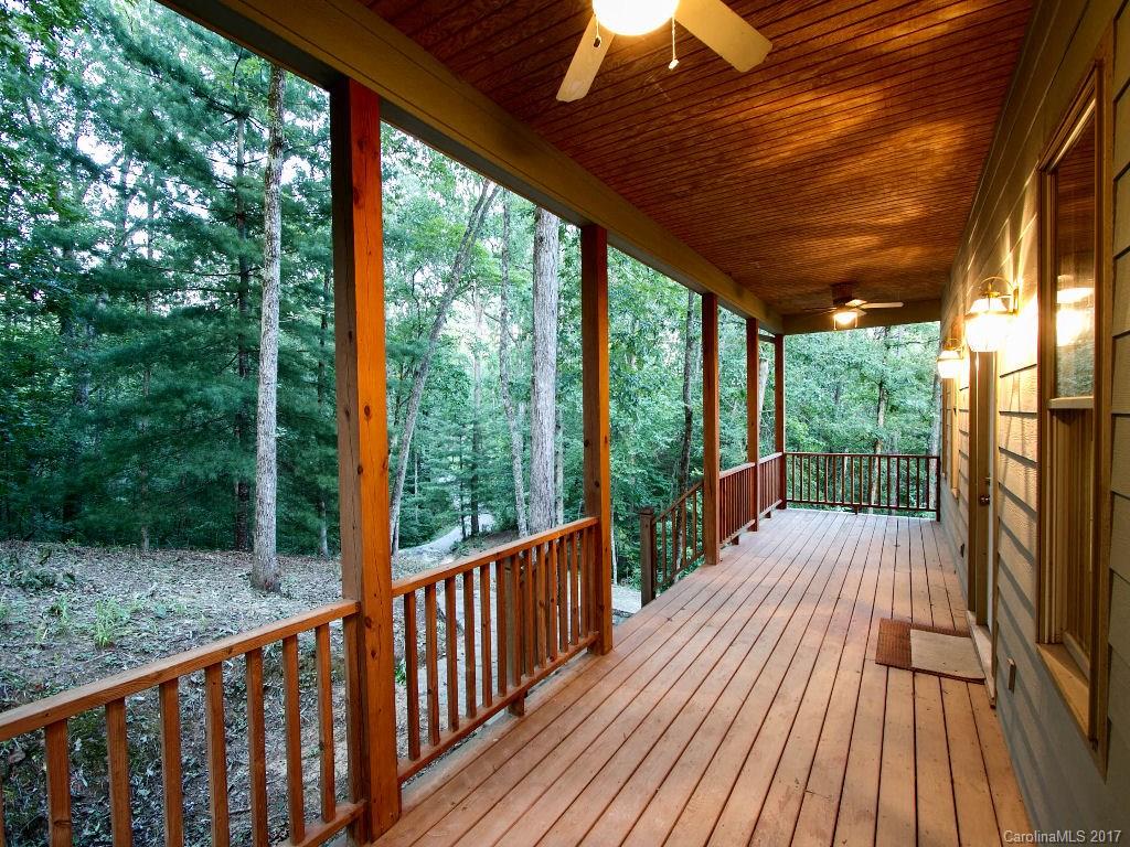 686 Fontana View Road, Unit 56 Bryson City, NC 28713 - Photo 2 of 24 a view of balcony with wooden floor