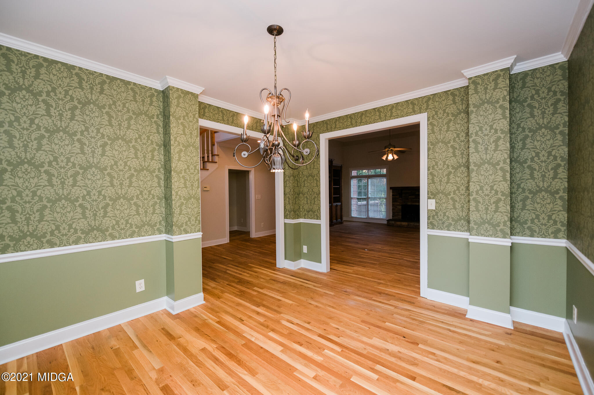 116 Hampton Ridge Road Macon, GA 31220 - Photo 12 of 77 a view of a room with wooden floor and staircase