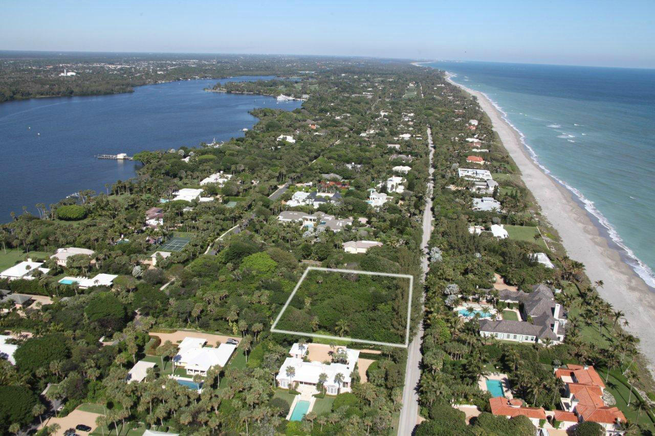 174 South Beach Road Hobe Sound, FL 33455 - Photo 1 of 2 174 South Beach aerial north with ocean