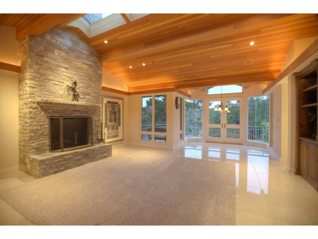 7540 Monterra Ranch Road Monterey, CA 93940 - Photo 9 of 25 a view of an empty room with a fireplace