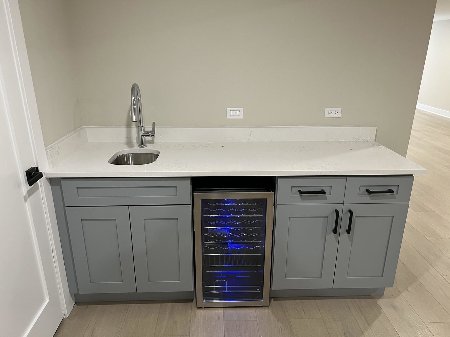 9446 Kolmar Avenue Skokie, IL 60076 - Photo 12 of 17 a bathroom with a sink and a vanity
