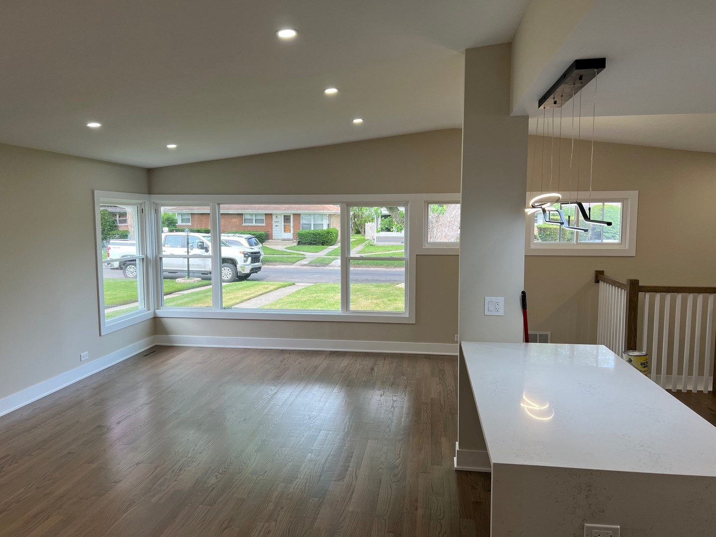 9446 Kolmar Avenue Skokie, IL 60076 - Photo 4 of 17 a view of a room with furniture and wooden floor
