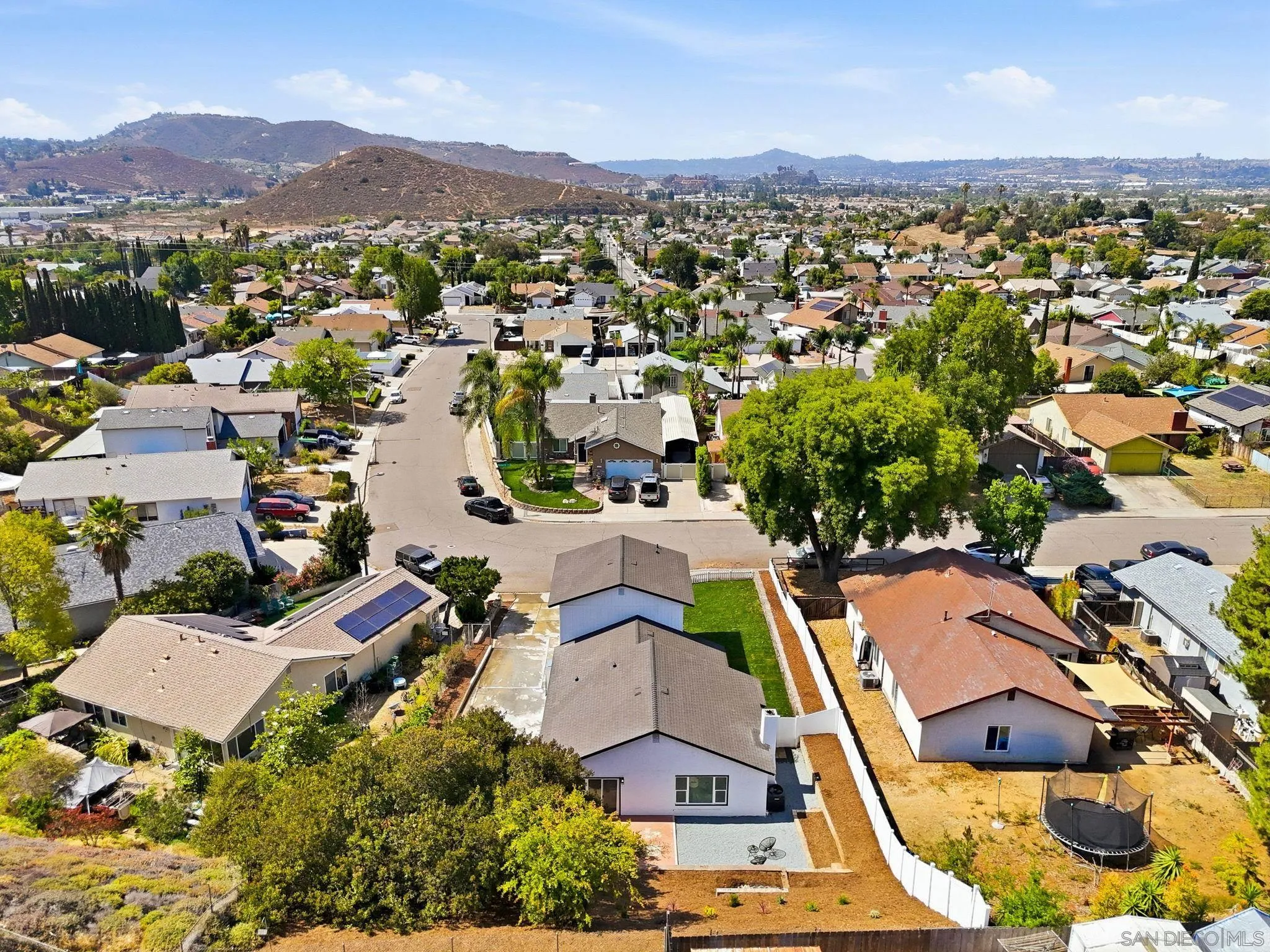 10440 Bosque Drive Lakeside, CA 92040 - Photo 8 of 47 an aerial view of residential houses with outdoor space