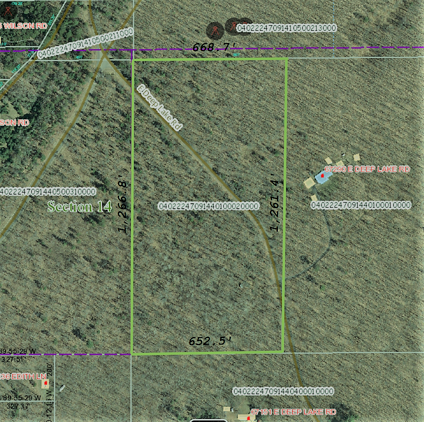 Xxx East Deep Lake Road Iron River, WI 54847 - Photo 1 of 1 Gallery Image 1