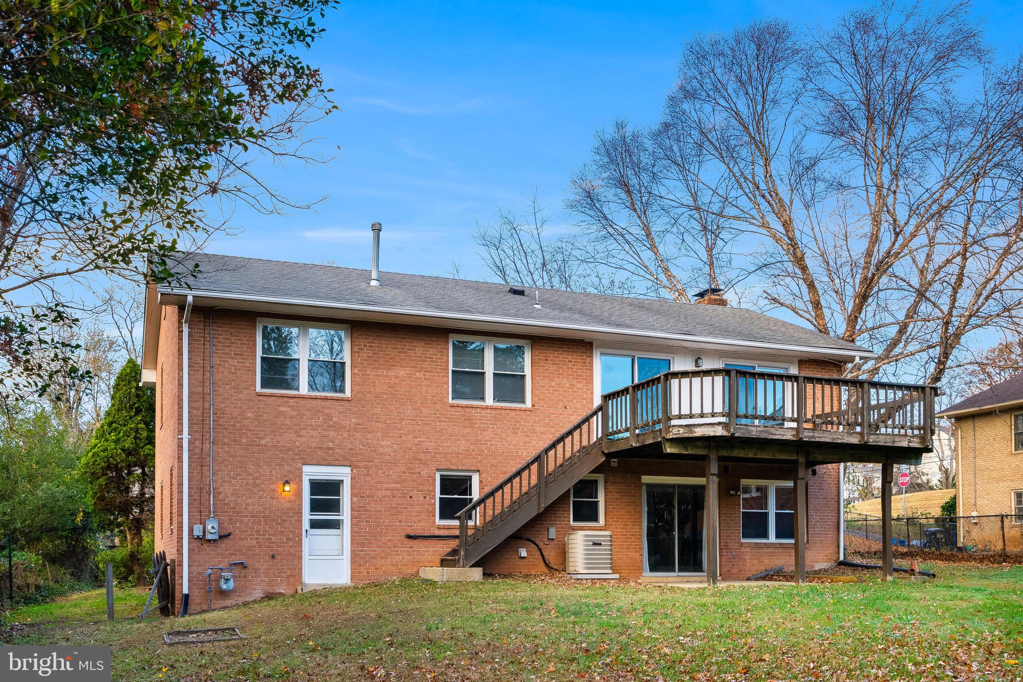 6503 Machodoc Court Falls Church, VA 22043 - Photo 31 of 34 front view of a house with a yard